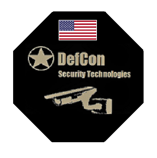 Regular Octagon Black Flag And DefCon Black DefCon Security Technologies